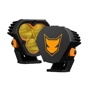 Products: LIGHTFOX Pair 3inch Cygnus-3 Osram LED Pod Lights w/ 3 pin DT Connector 1Lux@360m 3,236LM - MJs Trading NZ- One-Stop for Jeep Wrangler Accessories