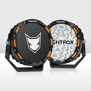 Lightfox Iconic Series Pair 9inch Osram LED Driving Light 1Lux @1,150m 20,200Lum&hellip;
