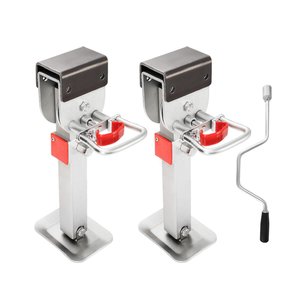 RVista 2x 400MM Corner Legs Drop Down W/Handle Steel Base 1200LBS - MJs Trading &hellip;