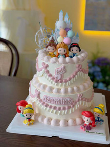 Products: Princess Castle Two Tier Cake Maggie Bakery