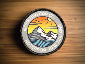 Woven Badge Caps: Mountain Cap Co. Badge