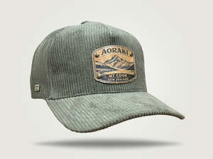 Cord Trucker Cap - Aoraki Mt Cook