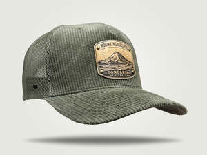 Caps: Cord Trucker Cap - Mt Ngauruhoe