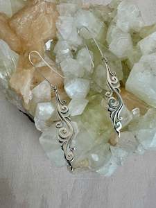 Scroll  Hook Earrings by Kim Jobson