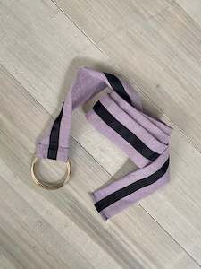Juna Summer 21 22: Juna Linen Ring Belt - Lilac