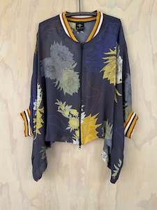 Tops Summer 22 23: Drape Bomber | Dahlia