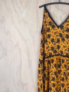 Juna S S 23 24: Juna Pinni Dress - Black Rose