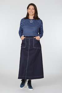 Vesta Summer 24: Vesta Jean Skirt - Navy