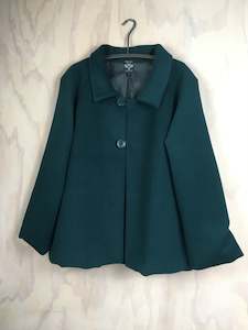 Vesta Winter 24: Vesta Winter Jacket - Jade Wool Twill