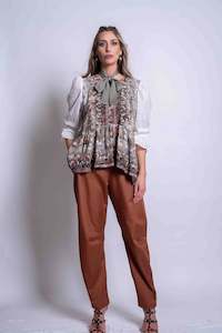 Sheryl May  - Rust Shaped Trousers