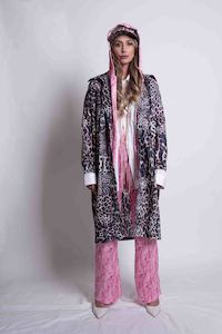 Sheryl May  - Leopard Raincoat,