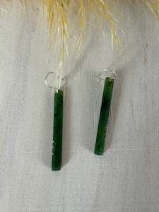 Jewellery 2023: Pounamu  Earrings  | Rua