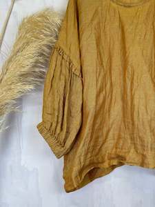 Linen: Juna Rufrill Demelza Top |  Ginger