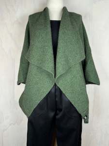 Merino: Longline Wrap / Jungle