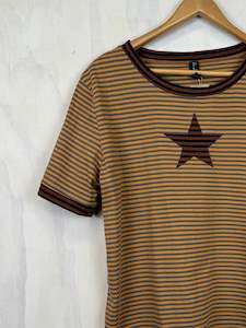 Pluto: Pluto Alice T | Mustard Stripe Star