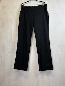 Vesta Cigar Pants | Black Brocade