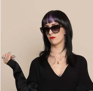 Happy to sit on your face Sunglasses | Twin Peaks | Tortoiseshell