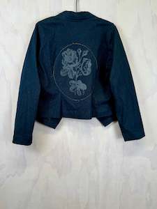 Winter 2021: Juna Waistcoat Jacket - Denim Rose