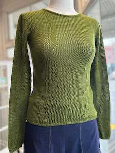 Slow Mesh Top | Algae Green