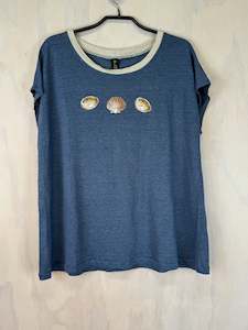 100 Under: Pluto Alice T |  Sky Linen Shell