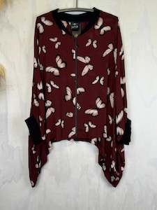 Juna Drape Bomber | Butterfly