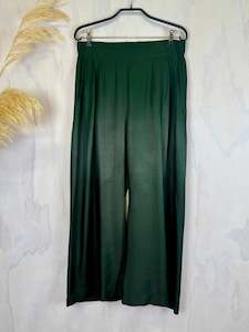 Juna Origami Trousers | Greenstone