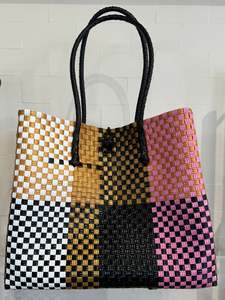 Accessories: Turtle Totes | Pink Mosaic - XL