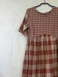 Pluto Tula Dress | Russet Smaii Check