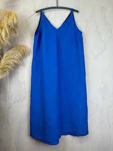 Linen: Juna Pocket Pinni Dress |  Periwinkle