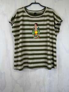 Pluto Alice T | Olive Stripe Frida