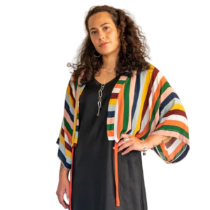 Juna: Juna Tie Crop Kimono Jacket | Circus