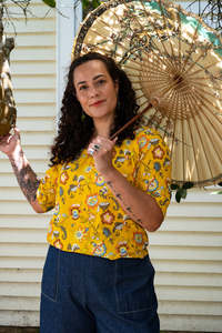 Vesta Boho Top - Sunshine