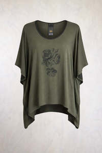 Juna Moss Rose Drape T