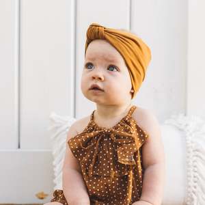 New Arrivals Spring 25: Fawne Drawstring Top - Toffee/Cream Spot