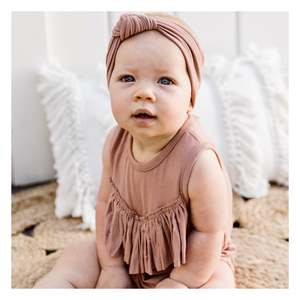 New Arrivals Spring 25: Fawne Frill Bodysuit - Dusty Pink
