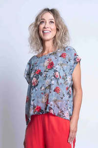 Sheryl May: Sheryl May Dove Silk Top