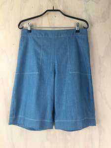 Vesta Jean Shorts - chambray