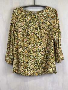 Vesta: Vesta Pleat Top - Swirl