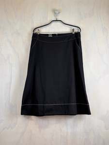 Vesta: Vesta Jean Skirt - Black