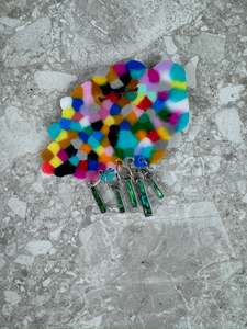 Kara Dodson | Hopeful Cloud Brooches | Paua Drops