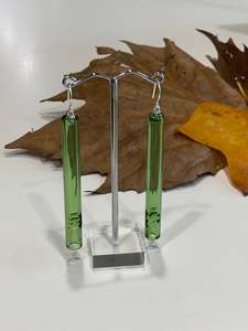 Toru Glass Earrings - Fern