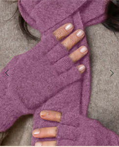 Fingerless Gloves | Mauve