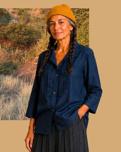 Tops Summer 24 25: Juna Tui Shirt | Ink Linen