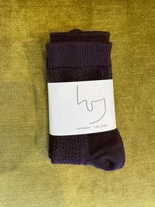 Slow Mesh Sox | Aubergine