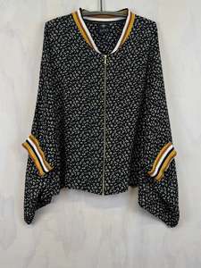 Juna Drape Bomber | Dotty Daisy