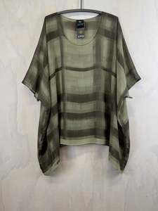 Tops Summer 24 25: Silk T | Coffee Tartan
