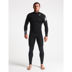 Mens Wetsuits: C-SKINS SESSIONS MENS 3:2MM CHEST ZIP FULL WETSUIT