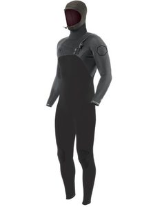 Mens Wetsuits: Vissla High Seas 4/3mm Full suit with Hood