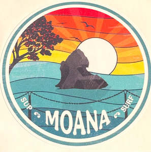 Moana Apparel: Moana Fifeshire Rock Sticker