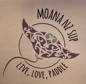 Moana LIVE LOVE PADDLE Sticker